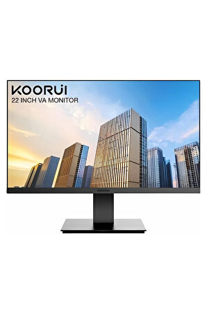 21.5" 22n1 Led 6ms 75hz Vga, Hdmı Vesa 1080p Siyah Monitör