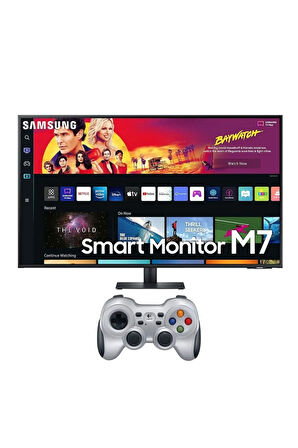 M7 LS43BM700UPXUF 43'' UHD 60Hz 4ms (HDMI+Type-C) Akıllı Monitör + Logitech G 710 Gamepad