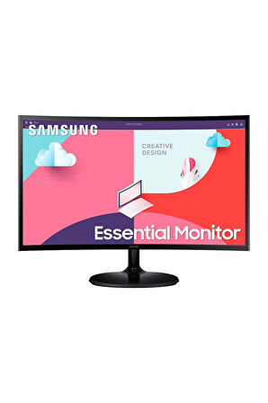 Essential Ls24c362eauxu 24" 4ms 75hz Freesync Curved Va Full Hd Monitör