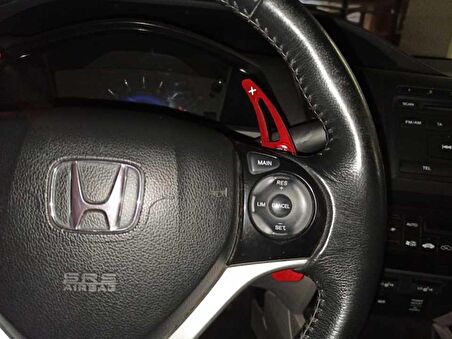 CIVIC FB7 2012-2015 IÇIN UYUMLU  PADDLE SHIFT (F1 VITES KULAKCIK)  KIRMIZI
