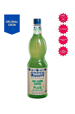 Lime Limon ve Zencefil Şurubu (1304 ml)