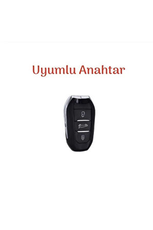 Citröen C3 C4 C5 Aircross Ds3 Ds4 Ds5 Anahtar Kılıfı Sustasız Model Anahtarsız Çaliştırma