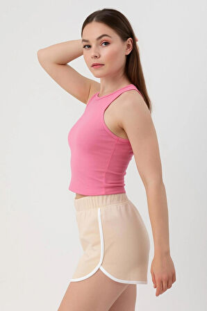 Fibula Moda Somon Kadın Şort