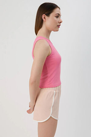 Fibula Moda Somon Kadın Şort