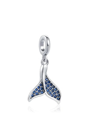  Taşlı Balina Kuyruğu Sallantılı Charm