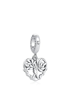  Kalp Aile Ağacı Sallantılı  Charm