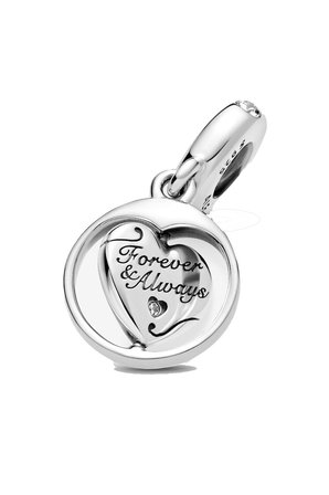 Forever&Always Ruh Eşim Dönen Kalp Sallantılı 925 Ayar Gümüş Charm