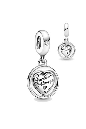  Forever&Always Ruh Eşim Dönen Kalp Sallantılı 925 Ayar Gümüş Charm