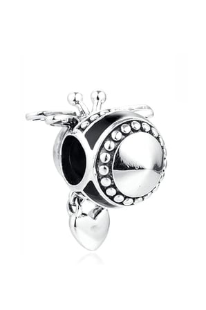 Antenli Arı 925 Ayar Gümüş Charm