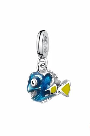  Mavi Dori Sallantılı 925 Ayar Gümüş Charm