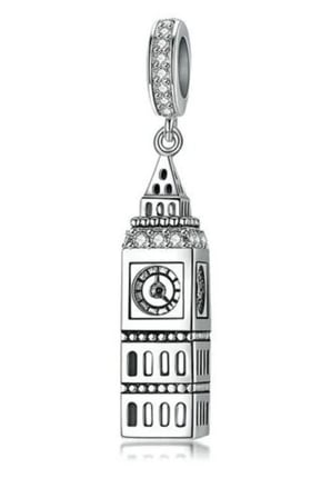  Big Ben Sallantılı 925 Ayar Gümüş Charm