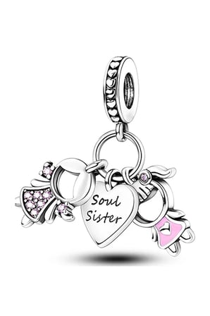 Kız Kardeşler Sallantılı  Charm