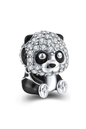  Sevimli Panda 925 Ayar Gümüş Charm