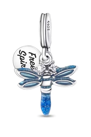 Yusufçuk Sallantılı 925 Ayar Gümüş Charm