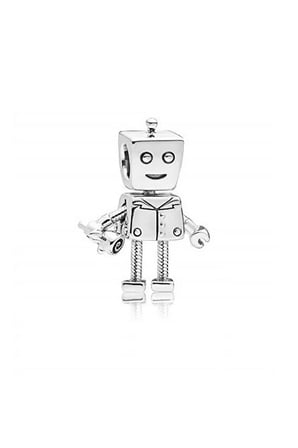  Gümüş Erkek Robot 925 Ayar  Gümüş Charm