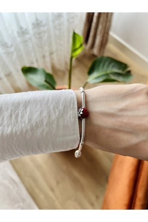 Çilek 925 Ayar Gümüş Charm