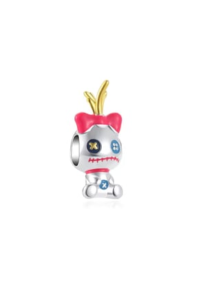  Voodoo Bebeği 925 Ayar Gümüş Charm