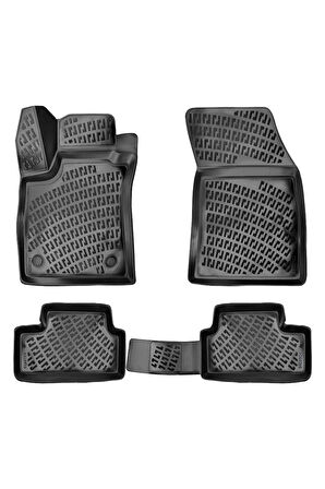 Renault Megane 4 HB 2024 Araca Özel Tasarım 3D Havuzlu Paspas