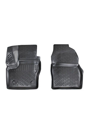 Ford Connect PANELVAN (2 Parça) 2015 Araca Özel Tasarım 3D Havuzlu Paspas