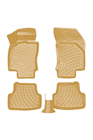 Seat Arona 2024 Araca Özel Tasarım 3D Havuzlu Bej Paspas