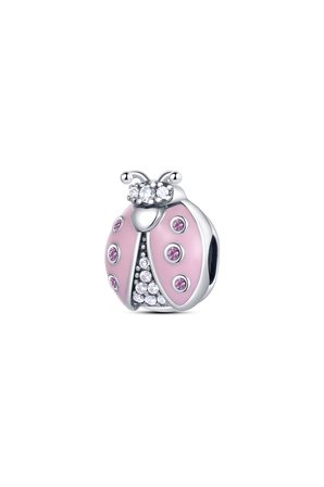 Taşlı Pembe Uğur Böceği Charm