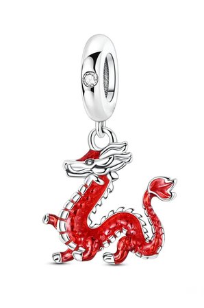 Kırmızı Çin Ejderhası Sallantılı Charm