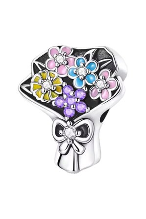 Renkli Çiçekler Buket Charm