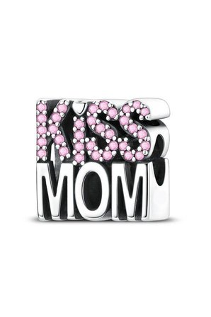Kiss Mom Yazılı Boncuk Charm
