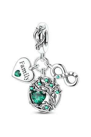 Yeşil Daima Aile Ağacı Sallantılı Charm