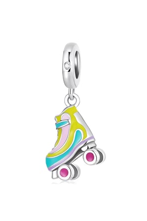 Paten Sallantılı 925 Ayar Gümüş Charm