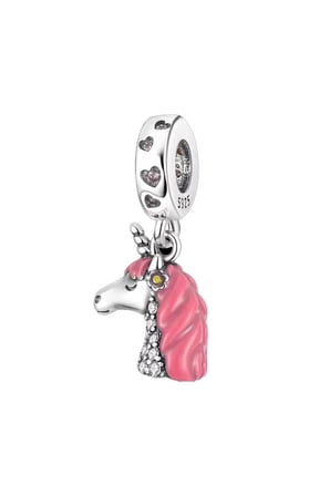 Unicorn Sallantılı 925 Ayar Gümüş Charm