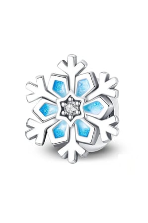 Kar Tanesi Halka Charm