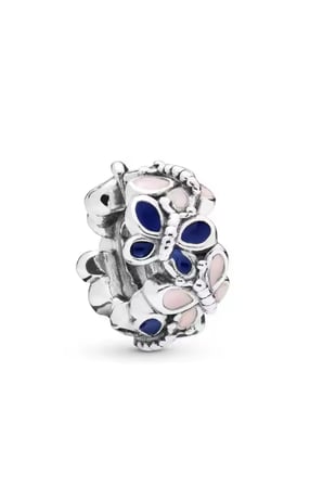  Renkli Kelebek Halka Charm