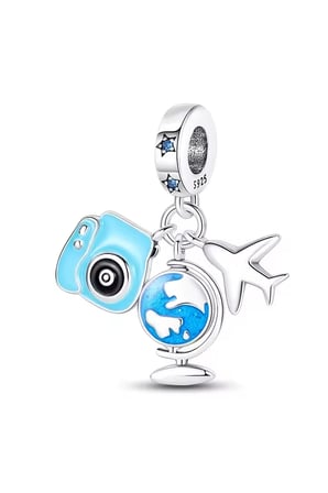 Dünya Küre , Uçak ve Kamera Sallantılı Charm