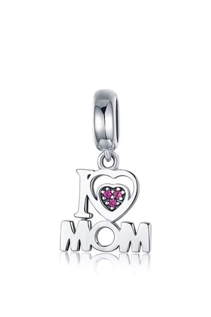 I LOVE MOM Sallantılı Charm