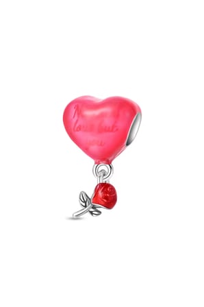 Aşkın Mührü Kalp 925 Ayar Gümüş Charm