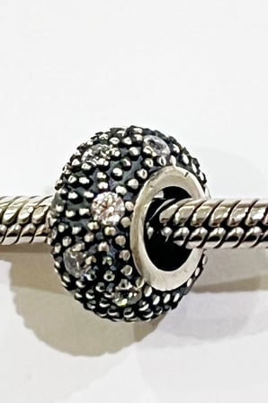 Yerli Üretim Taşlı Halka Charm