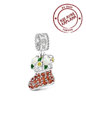 Taşlı Patik Sallantılı  Charm