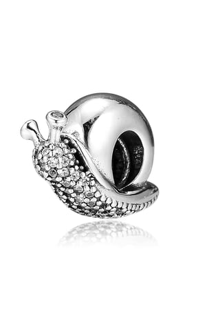 Gümüş Salyangoz 925 Ayar Gümüş Charm