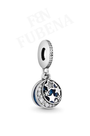 Ay Ve Yıldızlar Disk Sallantılı 925 Ayar Gümüş Charm