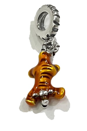 Kaplan Tigger Sallantılı  925 Ayar Gümüş  Charm