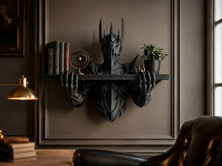 Fibrika Store Yüzüklerin Efendisi Sauron Temalı Dekoratif Kitaplık