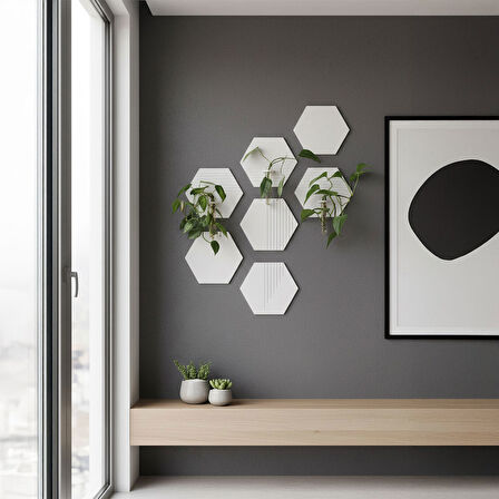 Hexagrow 7'li Duvar Bitki Seti