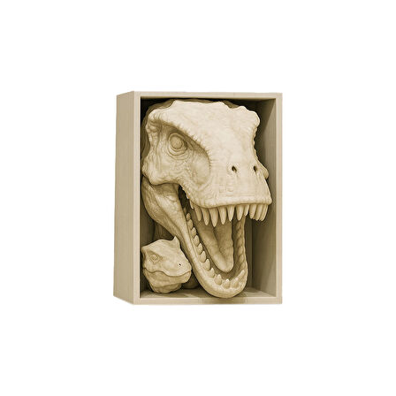 T-Rex Kitaplık Dekoru