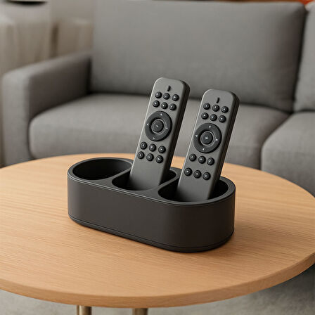 GridBox Kumanda Standı | Modern Çift Bölmeli Organizer