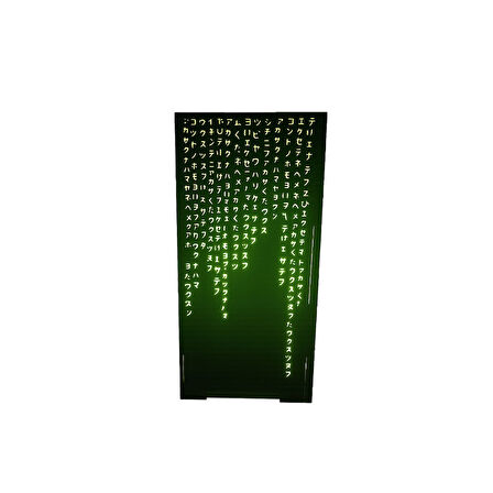 Matrix Işıklı Dekoratif Gece Lambası
