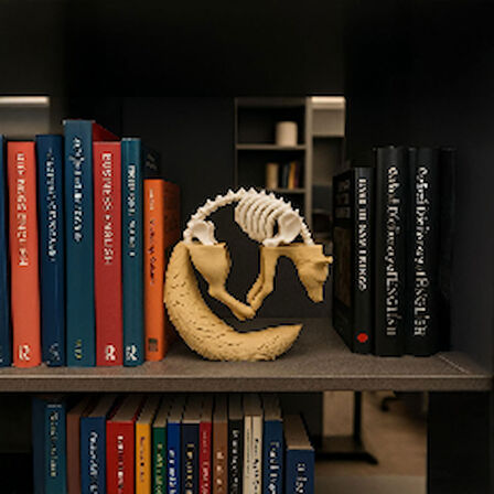 Mitolojik Kurt Figürü - Dekoratif Heykel