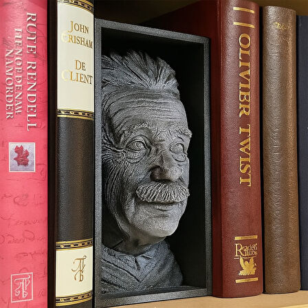 Einstein Kitaplık Dekoru
