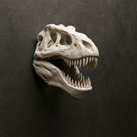 T-Rex Kafası Duvar Dekoru