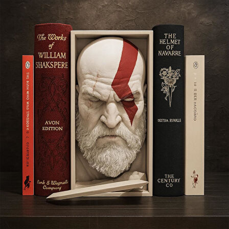 Kratos Kitaplık Dekoru